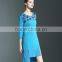 Women heathered high low hem bodycon casual dresses