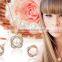 Rose Gold Plated Pearl With CZ stuuded Party Wear PendantSet