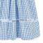 Children Boutique Cotton frocks designs baby blue boat Smocked Dress Summer kids clothing