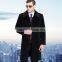 MSW0044 Mens wool coat lapel winter coat in the long section of thickened cashmere coat