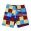 men summer wear male tartan print shorts