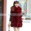 CN-R-9 Wholesale Fashion Women's Simple Style Real Fox Fur Vests From China