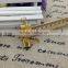 Gold steel Binder clip creative studen stationery office file clip