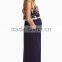 New Style Navy Blue Floral Overlay Maternity Clothes Maxi Dress Wholesale