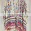 Hot sale fashion printed open kimono for women viscose cotton soft blouses