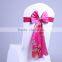 Bowknot is chair the wedding decoration