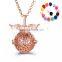 Different Shape Brass Pregnant Ball Locket Sweater Necklace for Sale