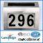 landsign XLTD-910 stainless steel finished 2*super bright led rechargeable solar light