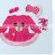 2017 new hot sell baby 1st birthday party suit, children's clothing , romper+knee-pad+headband+one pair of shoes
