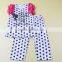 baby outfits for kids ruffle t-shirts match pants dot print newborn outfits baby girl boutique outfits