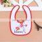 cartoon printed waterproof saliva towel feeding bib baby infant lunch bib