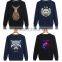 Custom Fashion Men's Printed Pullover Sweatshirts Hoodies,Wholesale Crewneck Printed Sweatshirts for Men