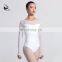 117141004 Mesh Division Long sleeve Ballet Leotards Gymnastics Leotard