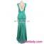 Elegant Bohemian New model green long maxi dresses from india