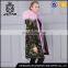 2017 Popular Army Style mr & Mrs Long Pink Fur Coat
