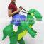 HI 2017 inflatable dinosaur costume different colour inflatable t-rex costume for adults