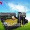 Norway Mechanical Bull Rodeo Game Rodeo Surfboard With Black And Yellow Inflatable Background