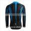 Sublimation custom long sleeve cycling jersey sets, cycling wear riding suit bicycle jersey and pants for winter jersey cycling