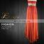 2016 Wholesale Crystal Beaded Floor-Length Chiffon Evening Dress for Ladies