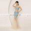 2016 Latest Exquisite Sparkle Mermaid Sparkling Beading Sexy Tulle Crystal Prom Dresses AJ005