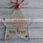 frosted acrylic perspex hanging star bauble decoration Christmas ornament