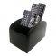 Remote Control Holder Organizer Leather Control Storage TV Remote Control Organizer with 5 Spacious Compartments