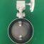 Aluminum Alloy Anti-condensatio wafer butterfly valve with worm gear DN200