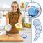 6pcs Reusable silicon stretch lids universal lid Silicone food wrap bowl pot lid silicone cover pan cooking Kitchen Stoppers