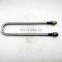Rear steel plate riding bolt with nut DZ9118520124 for SHACMAN Aolong Delong