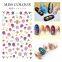 Thin Nail Decal and Sticker Smile Butterfly Flower Dragon Flamingo DIY Slider for Manicure Nail Art Adhesive Home Decoration