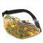 No MOQ Fashion Waterproof Laser leather Simple Waist Bag Shiny Fanny Pack