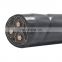 Black commercial 3 core electrical power cables YJV22