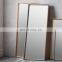 antique silver frame mirror