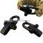10 Pcs / Lot Black U Flat Adjustable SHACKLE Buckle for 550 Paracord Bracelet