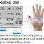 HDD PRI gauntlet water resistant fashion cowhide leather nylon insulate thermal warm snow ski hand gloves winter