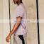 Casual style Organic Cotton T-shirt solid color Man casual o-neck T shirt loose tee
