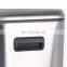 Fashion two bin trash can stainless steel foot pedal kitchen waste bin