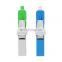 Hanxin ftth optical fiber K3 quick adapter equipment indoor duplex st fc sc lc upc apc optical fiber fast connector