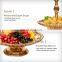European Glass Double Layer Fruit Plate