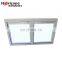 Commercial cheap professional square aluminium double glazed fixed window with blind built-in manufacturer china