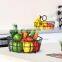 Wholesale Fruit Basket 2 Tier Fruit Basket Bowl and Vegetable Organizer for Kitchen Detachable Vegetable Storage Fruit Stand