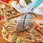 Classic Pizza Wheel,Stainless Steel Pizza Cutter Wheel ,Handles Large and Small Pizza