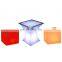 led seating mobile bar lumineux cubo led tables plastic bar furniture cube chair