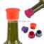 Branded Decorative Premium Wholesale Fancy Personalized Cork Bottle Silicone Wine Stopper Custom