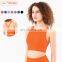Oem High Impact Cross Back Sports Bras Women Long Line Shockproof Yoga Wrokout Tank Tops