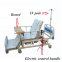 Electric multifunctional nursing bed and hospital bed