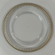China Wholesale Gold Beaded Rim Clear Charger Plates Plastic Luxury Wedding Dinner Dishes