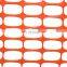 1*50M Orange Safety Barrier Fence Plastic Nets Roll For Construction Site Safety