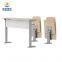 JS Group School Furniture University Lecturer Hall Chair with Foldable Writing Tablet