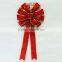 Wedding Car Decorate with Red Velvet Butterfly Tie Pull Bows or Wrapping Ribbon Bows